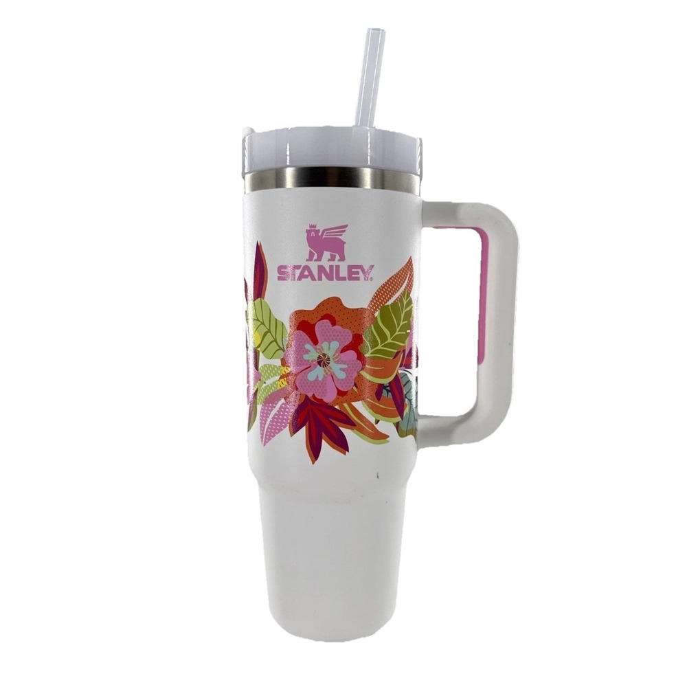 Stanley 40 oz Quencher Tumbler Mothers Day Collection Tropic Frost READ - Picture 3 of 7